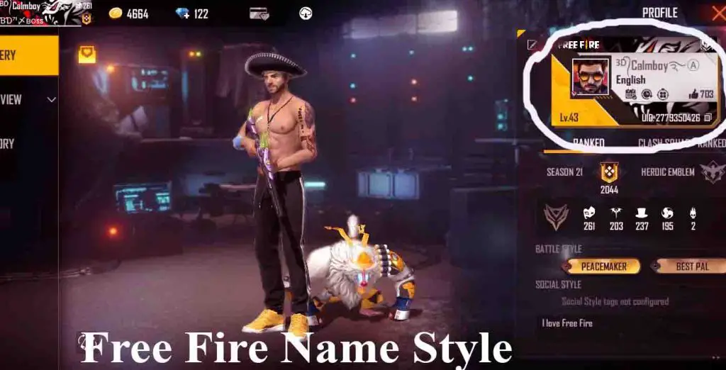 Free fire name style BD