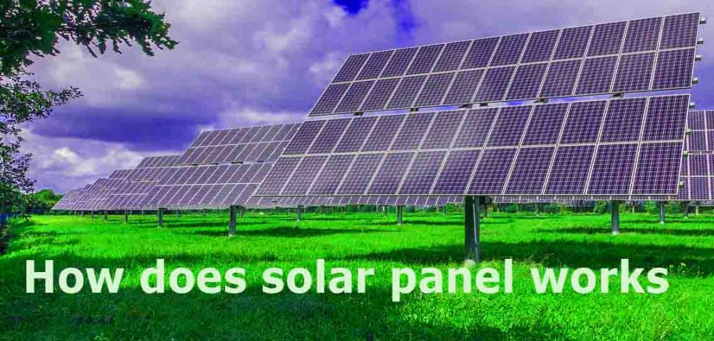 How does solar panel works