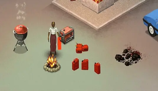 Siphon Gas in Project Zomboid