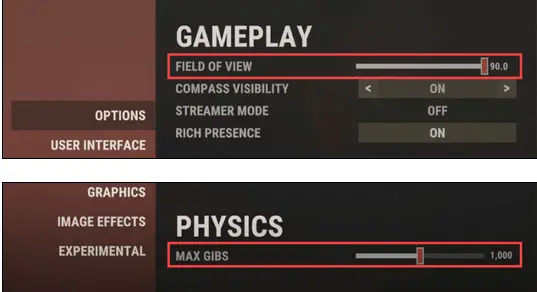 Go to In-game Settings