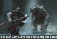 Photo of God of War Game Save File and Config File Location