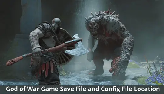 God of War Game Save File and Config File Location