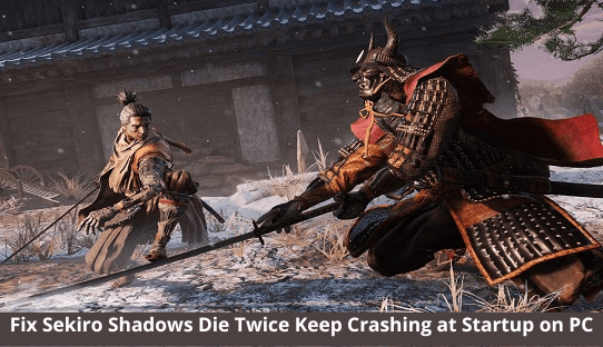 Sekiro Shadows Die Twice Keep Crashing at Startup on PC