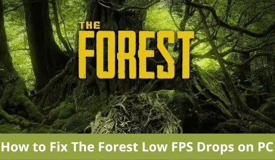 How to Fix The Forest Low FPS Drops on PC