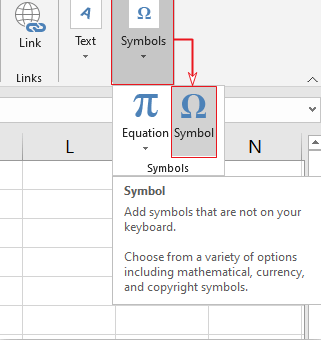 To insert e with accents in Excel