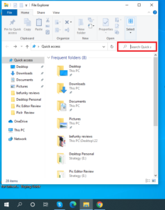 How to find erased file in Windows 10