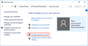 Remove Microsoft Account from Windows 10